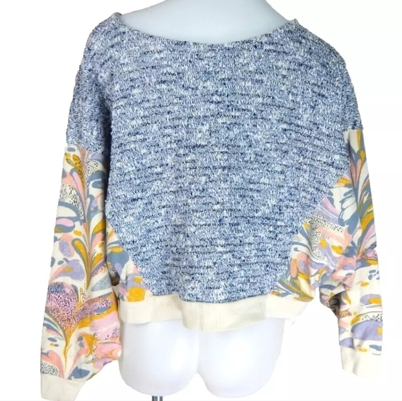 Saturday Sunday Anthropologie Flora Printed Sweatshirt - Picture 4 of 4